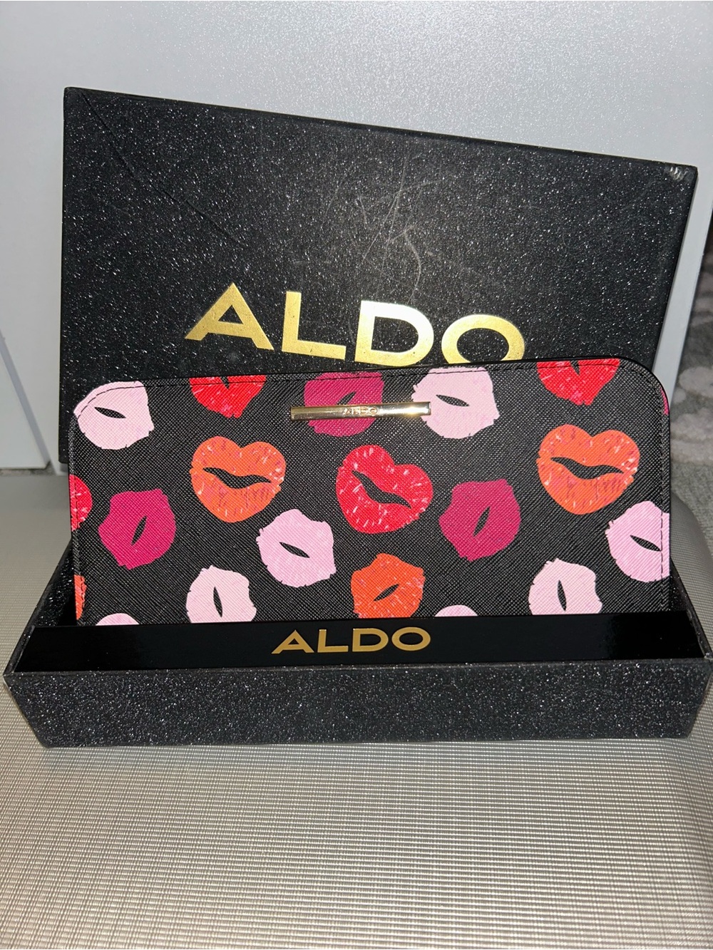 Aldo long wallet with box